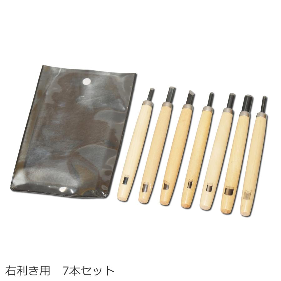 メール便可 ] ＜当店オリジナル＞ BSSスクール彫刻刀 木柄 PVCケース