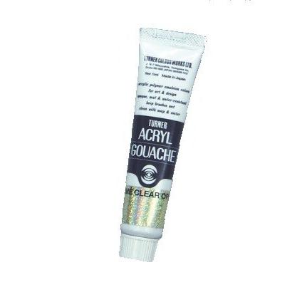 ターナー [ メール便可 ] アクリルガッシュ ラメクリアオパール 11ml