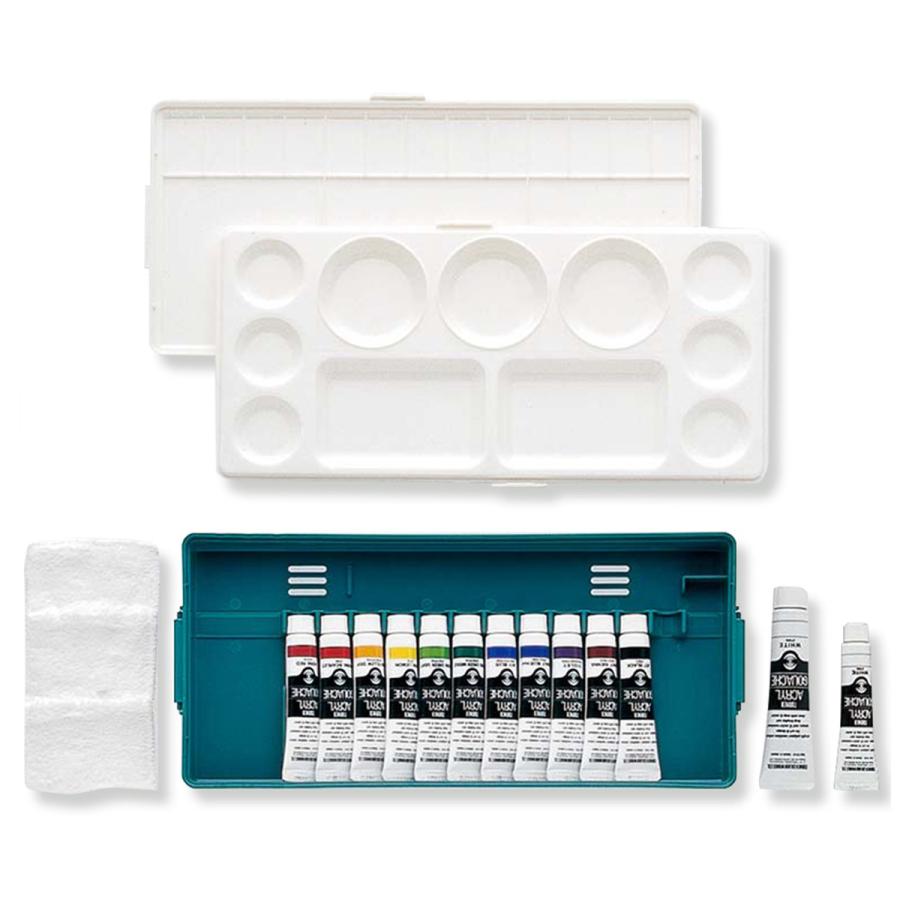 ターナー アクリルガッシュ プライム セット 13A 11mL 11色 白2本