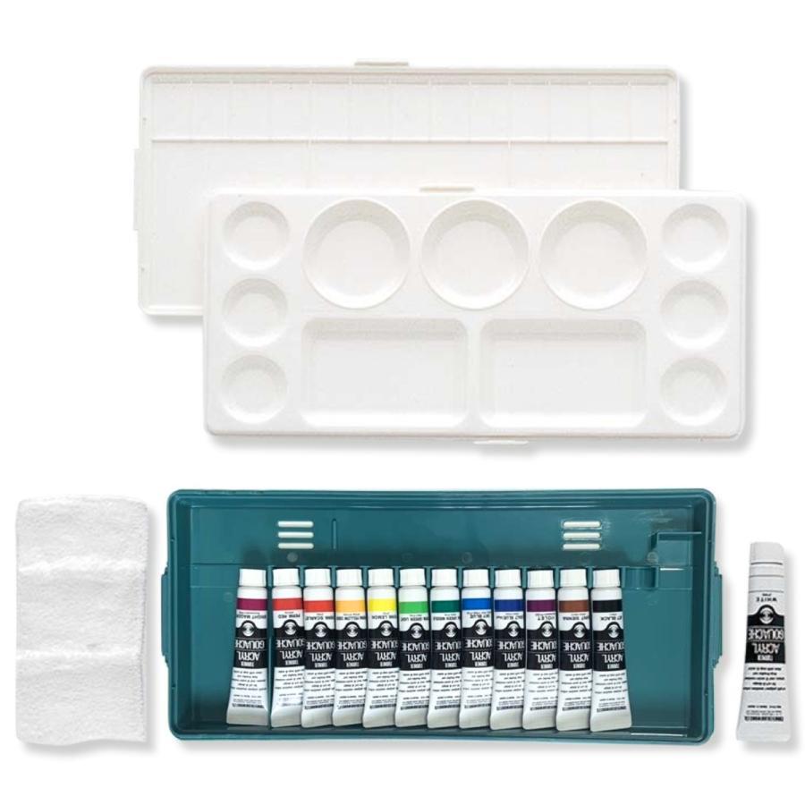 ターナー アクリルガッシュ プライム セット 13A 11mL 12色 【 絵具