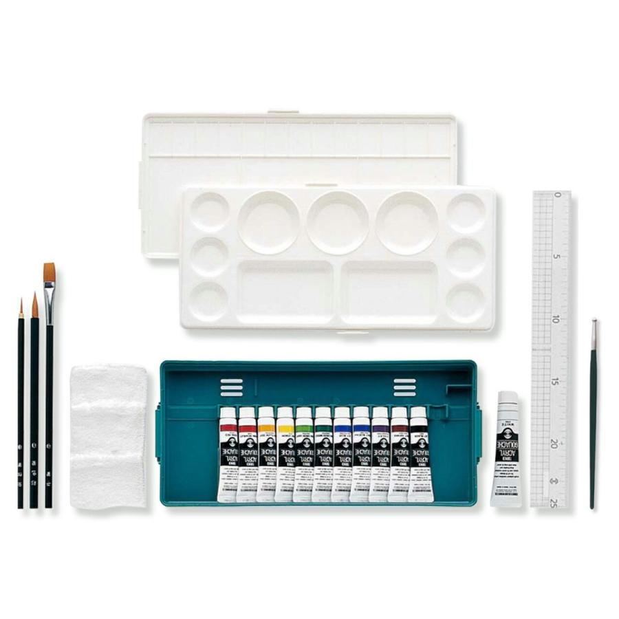 ターナー アクリルガッシュ プライム セット 12B1 11mL 11色 筆3本