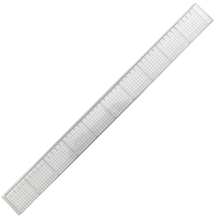 滑り止め付 方眼 カッティング定規 アクリル製 溝なし 500mm 製図 定規 溝 直 デザイン 物差し 画材 ものづくりのアートロコ 通販 Yahoo ショッピング