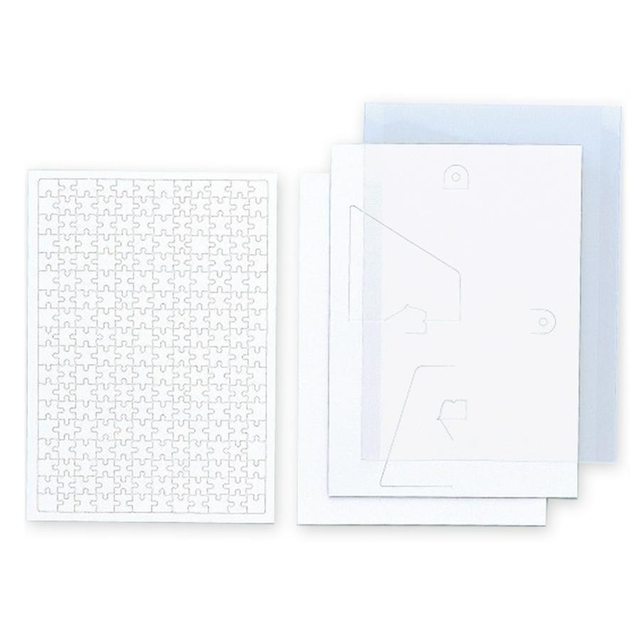 ジグソーパズル 216ピース 白色 無地 【 真っ白 パズル 絵を描ける じ
