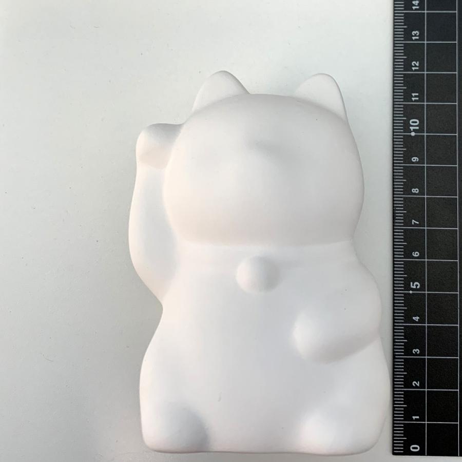 工作キット お絵かき 招き猫 右手上げ 貯金箱 KT-7 素焼き 【 らくがき