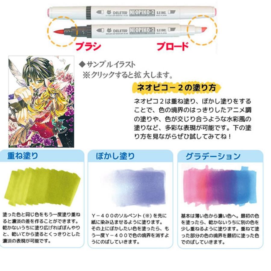 デリーター アルコール系インクマーカー ネオピコ2 ベーシック 基本36色セット イラスト コミック マーカー アルコール系インク 画材 ものづくりのアートロコ 通販 Yahoo ショッピング
