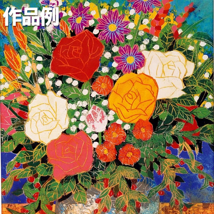 絵画A4・カラー印刷・2枚セット プッシュカラー カッティング画 Aセット A4判 24色付