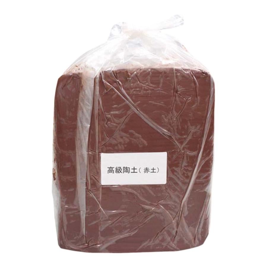 高級陶土 赤土 10kg 練り 【 陶芸 粘土 陶土 】 : 画材・ものづくりの