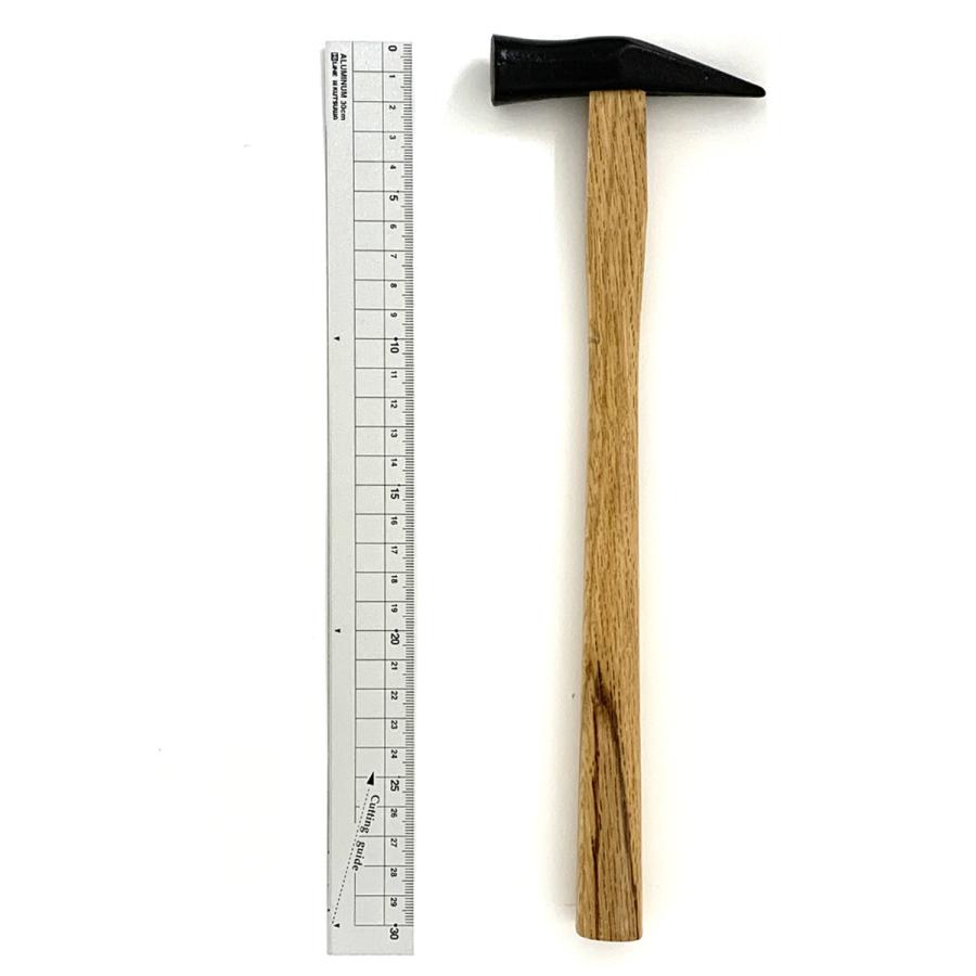 メール便可 ] 先切り金づち 打物 21mm直径 【 木工 木彫 木工具 金槌