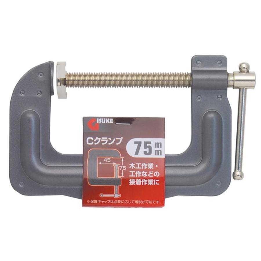 Cクランプ 75mm 最大開き 木工 木彫 木工具 固定 クランプ 画材 ものづくりのアートロコ 通販 Yahoo ショッピング