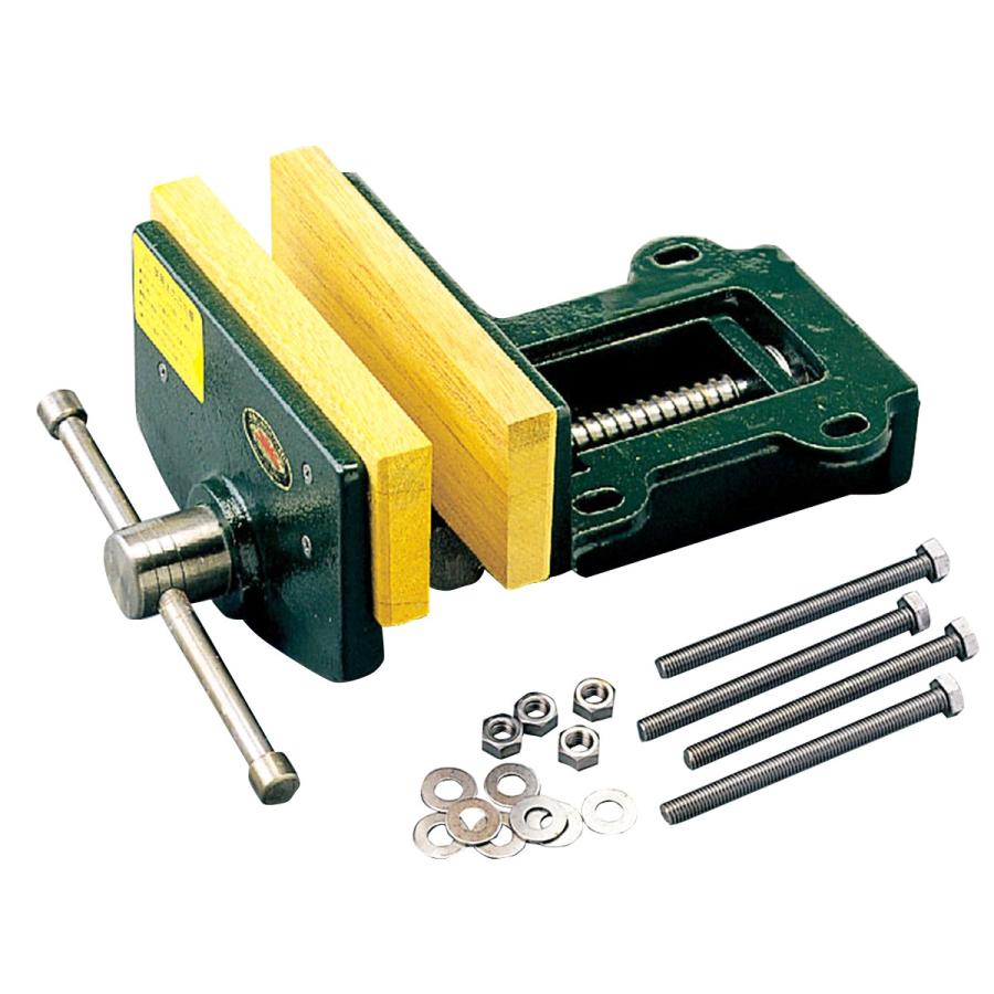 木工万力 WV-180型 台下式 【 木工 木彫 木工具 固定 木工バイス 万力