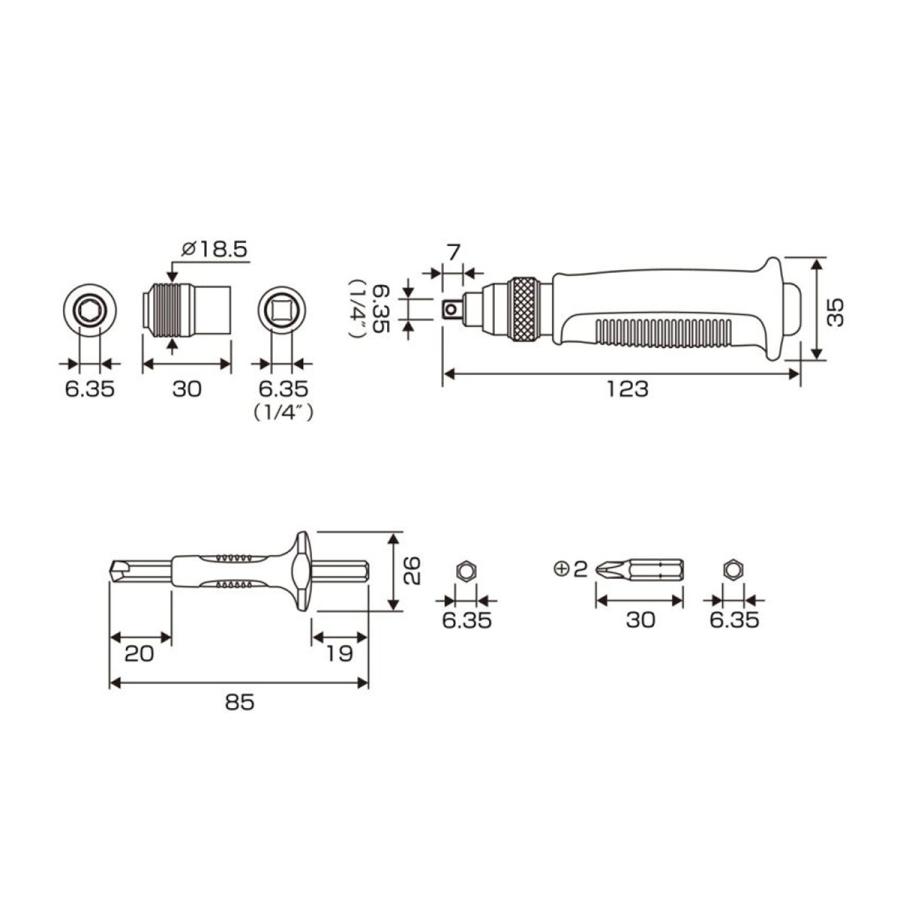 ANEX ネジとりインパクト 1903-N アネックス 日本製 【 なめたネジ
