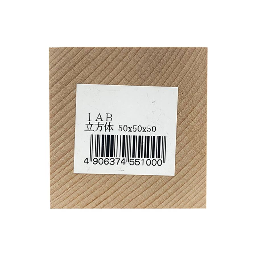 アートブロック ぶな材 立方体 約50×50×50mm 1個 【 木材 木製 木工