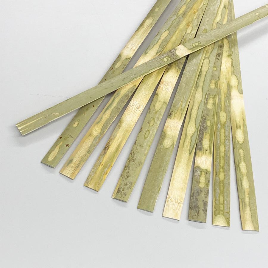 割竹 約2.7×20×900mm 10本組 【 竹 材料 竹材 竹細工 竹棒 棒
