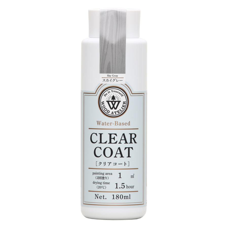 Washin Paint 和信ペイント クリアコート 180mL CC-03 スカイグレー