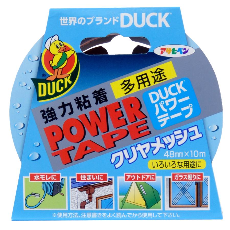 アサヒペン パワーテープ 補修用テープ 保護 接着 強粘着 多用途 クリヤメッシュ 1点 48mm幅 10m巻 T104 画材 ものづくりのアートロコ 通販 Yahoo ショッピング