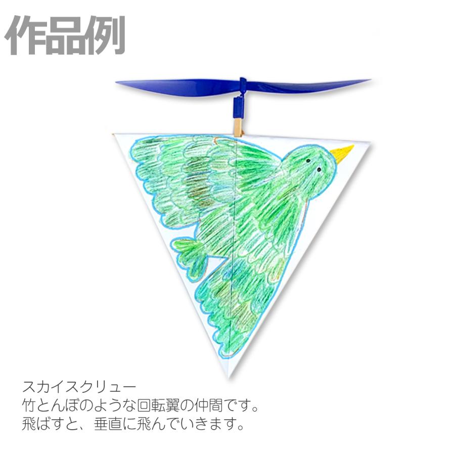 空飛ぶセット 飛行機・スカイスクリュー 4種 【 紙ひこうき 公園
