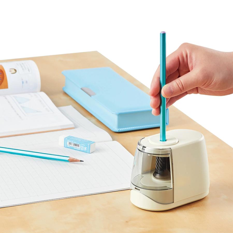 電動鉛筆削り アート鉛筆 2B 12本入 消しゴム2個セット 【 鉛筆削り