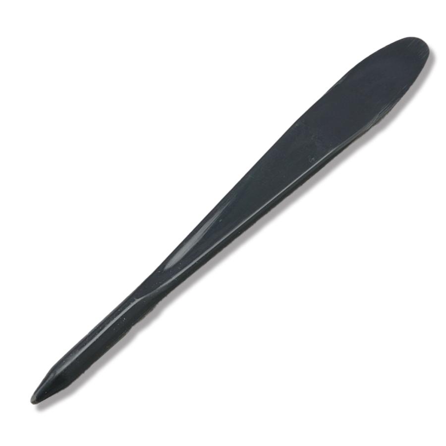 メール便可 ] サンエス へら押し彫金用へら 約125×15×厚さ5mm 【 金属