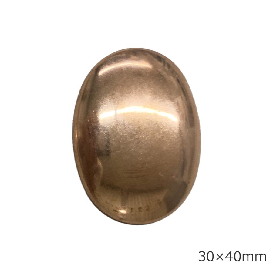 メール便可 ] 銅板 丹銅板 小判型 V-2 30×40mm 【 ガラス 七宝焼 七宝