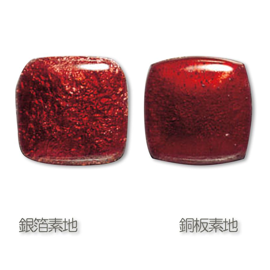 メール便可 ] 七宝絵の具 透明 単色40g シャーレ入 中赤 R107