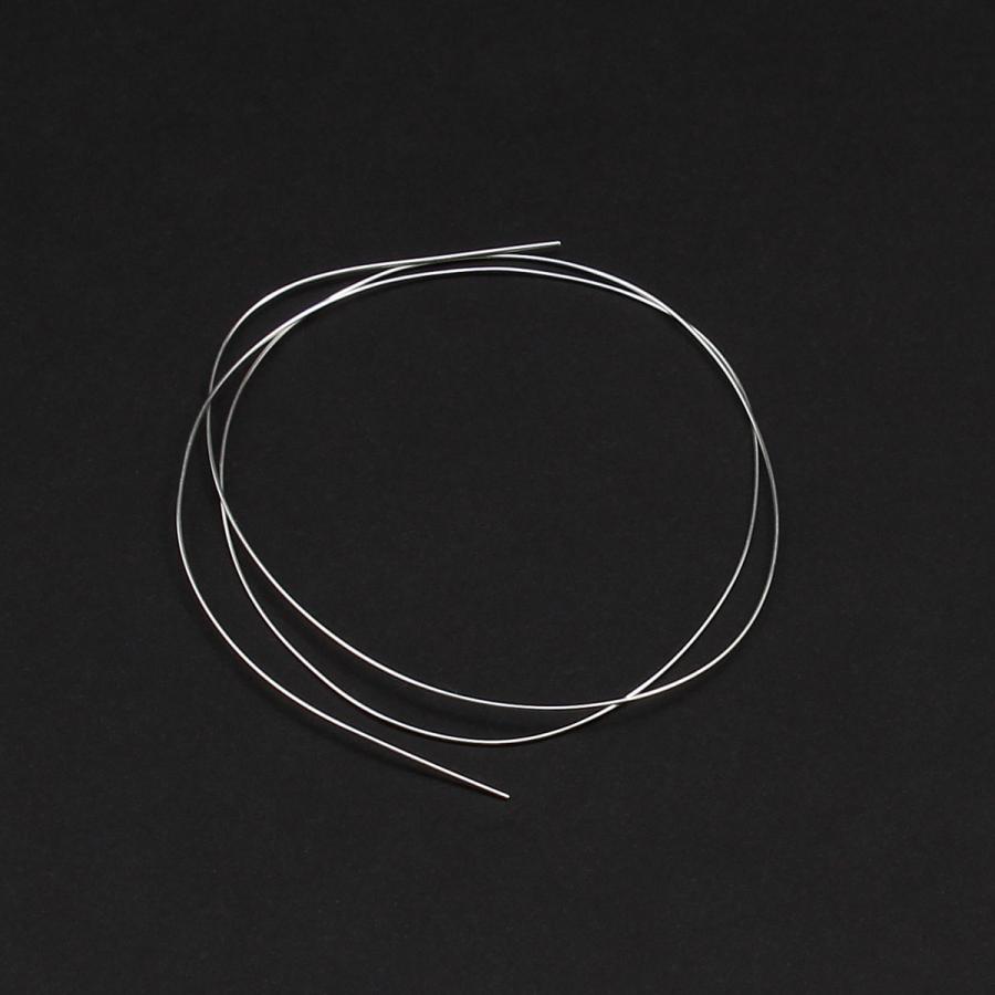 七宝焼 道具材料いろいろ 銀線2m付 【値下げ】10800円→8300円 メール便可 ] 銀線 丸線 直径0.5×500mm 【 ガラス 七宝焼 】 : 画材