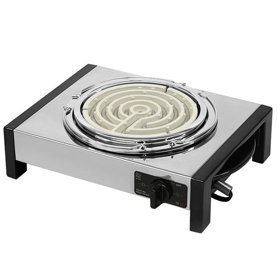 サンエス 卓上 電気コンロ SK-65型 290×220×高さ85mm 1.3kg 600W 【 電