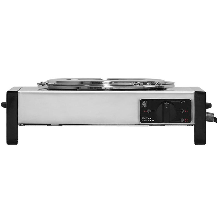 サンエス 卓上 電気コンロ SK-65型 290×220×高さ85mm 1.3kg 600W 【 電