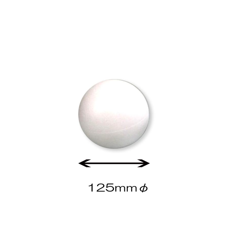発泡スチロール 球 10個組 直径125mm 【 発泡材 発泡 スチロール 玉 丸