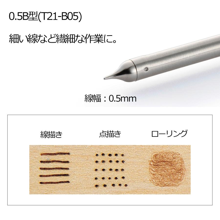 メール便可 ] 電熱ペン マイペン用 替えペン先 全4種類 HAKKO 白光