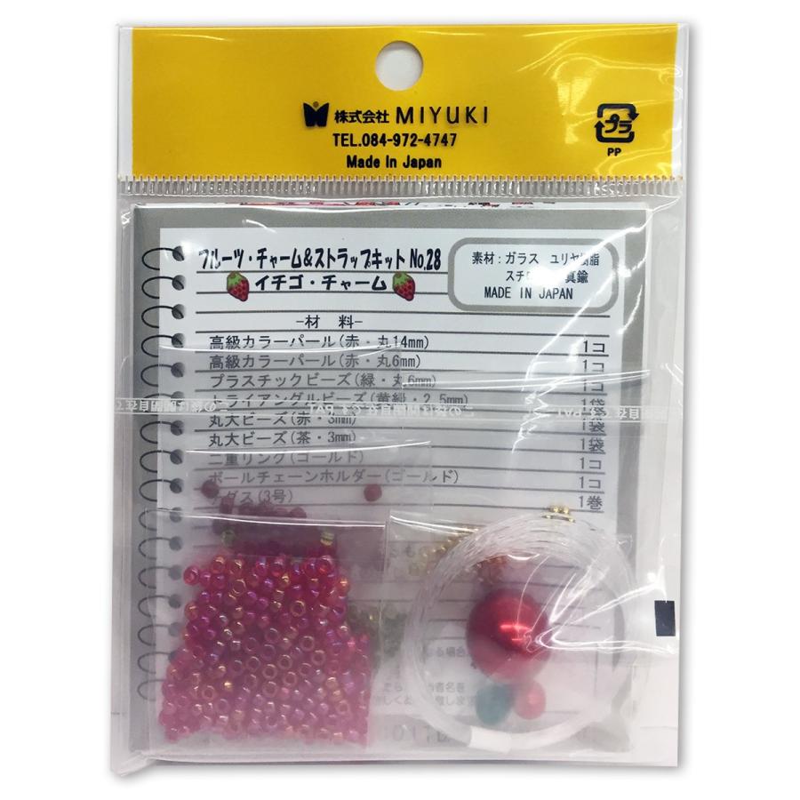 MIYUKI [ メール便可 ] ビーズキット フルーツチャーム&ストラップ