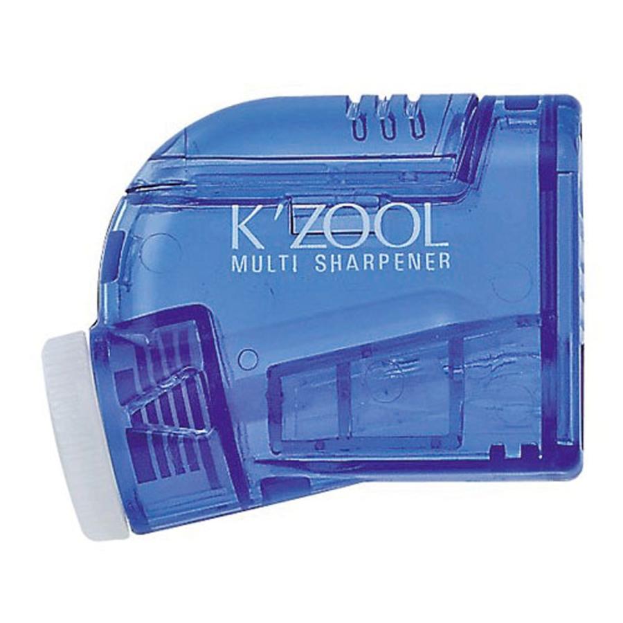 クツワ（KUTSUWA） 鉛筆削り ケズール スケルトンブルー 小さい