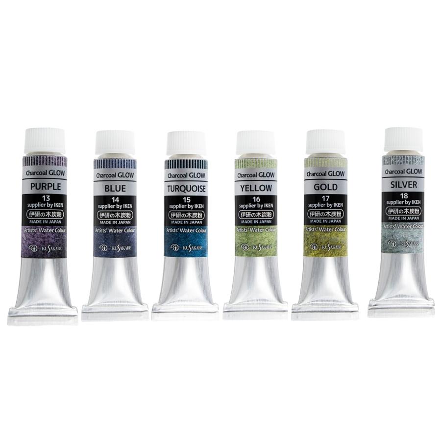 クサカベ（KUSAKABE） チャコールグロウ 6色セット 箱入 4号 10mL