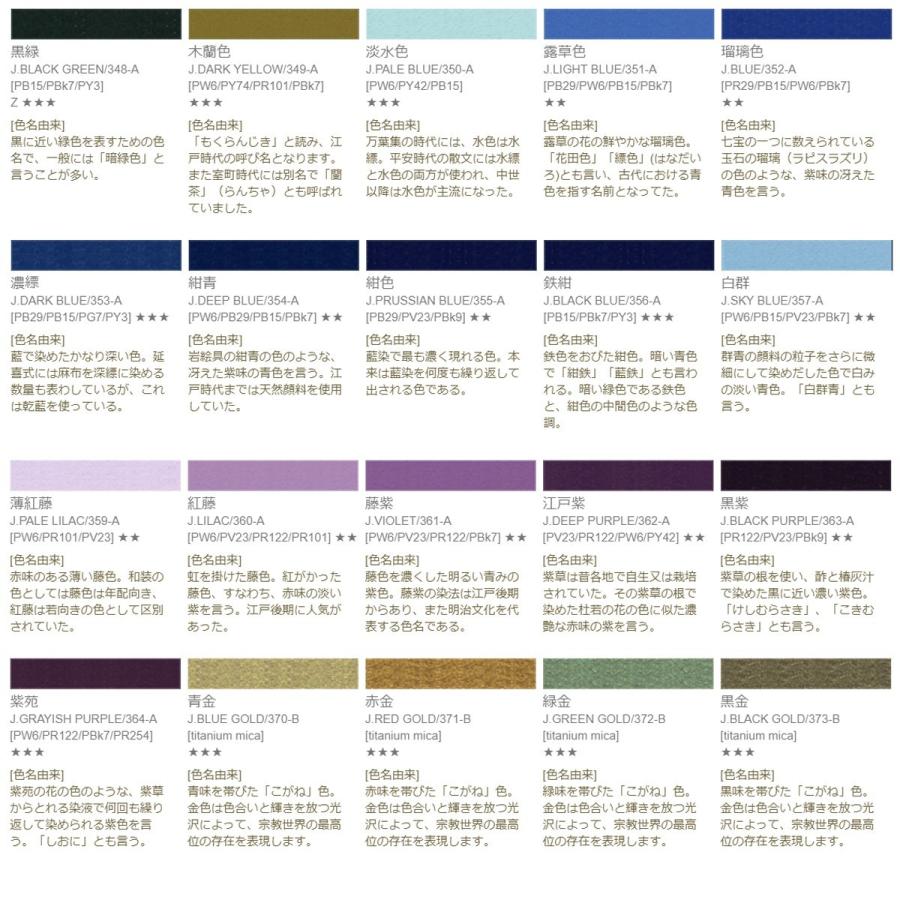 ターナー [ メール便可 ] アクリルガッシュ ジャパネスクカラー 金属色