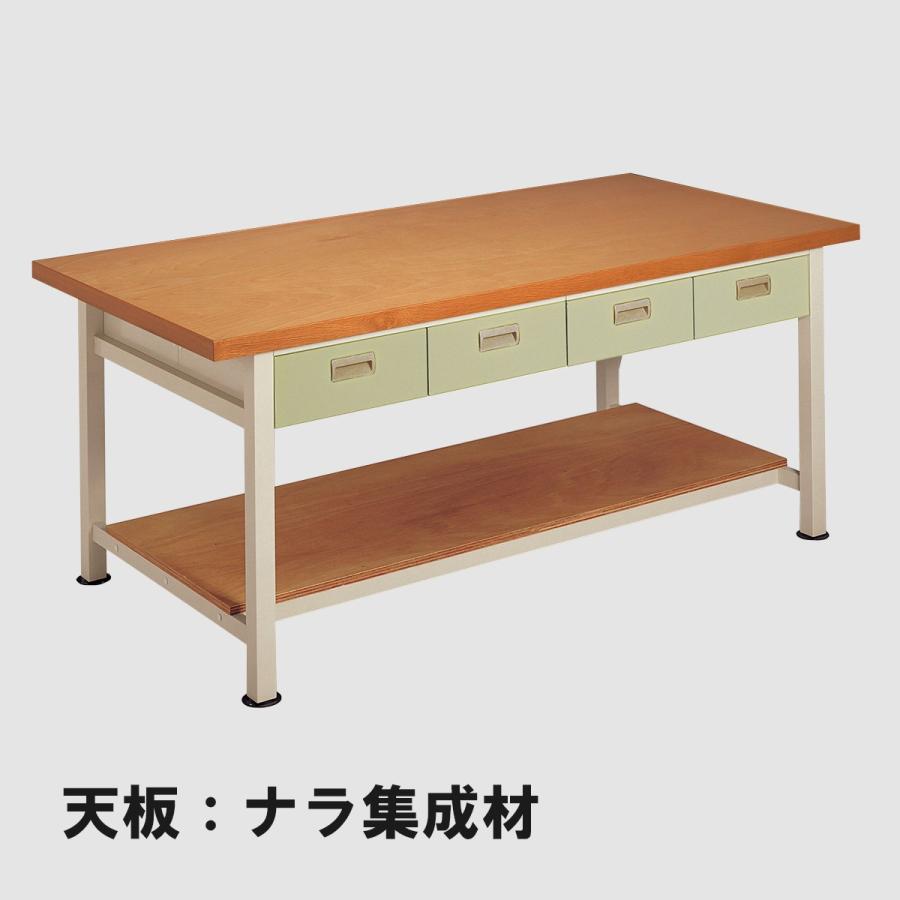＜お取り寄せ品※代引きキャンセル不可＞ 工作台 MT-211-S 天板：ナラ集成材