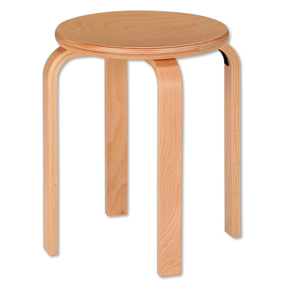 木製 スツール 工作椅子 お取り寄せ品※代引きキャンセル不可＞ 工作椅子 S-14 高さ450mm