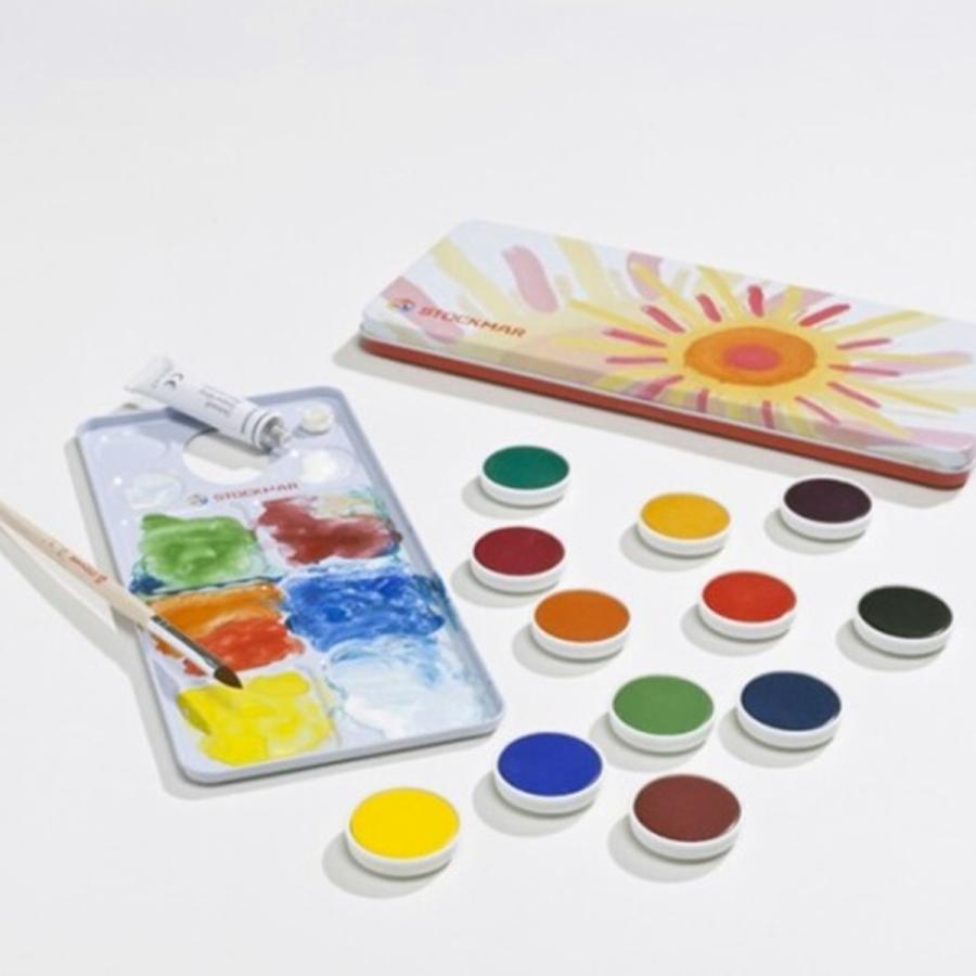 シュットクマー 水彩絵の具 13色 缶入 ST46102 [日本正規品] d2ldlup シュトックマー 水彩絵の具 13色缶 ST46102 【 ギフト