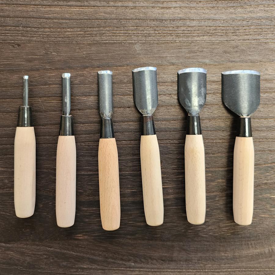 メール便可 ] 角丸刀 30mm (20R) レザークラフト 道刃物工業