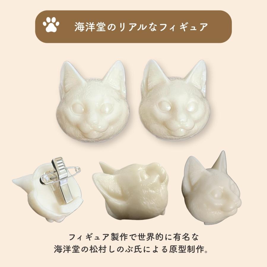 当店限定 ネコバッジペイントキット ネコフィギュア2個入り 海洋堂
