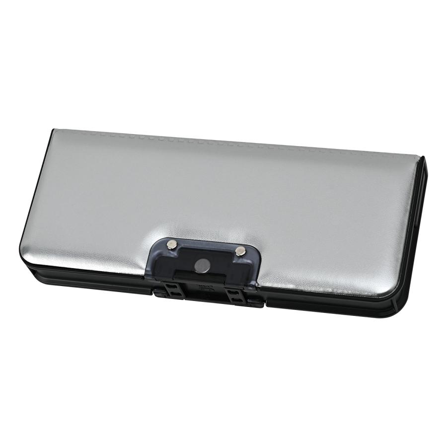 クツワ（KUTSUWA） 筆箱 オートロック筆入 シルバー CF500SV 【 日本製