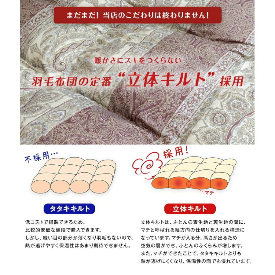 羽毛布団 羽毛ふとん 掛け布団 ダブル ハンガリー産 ホワイトダック