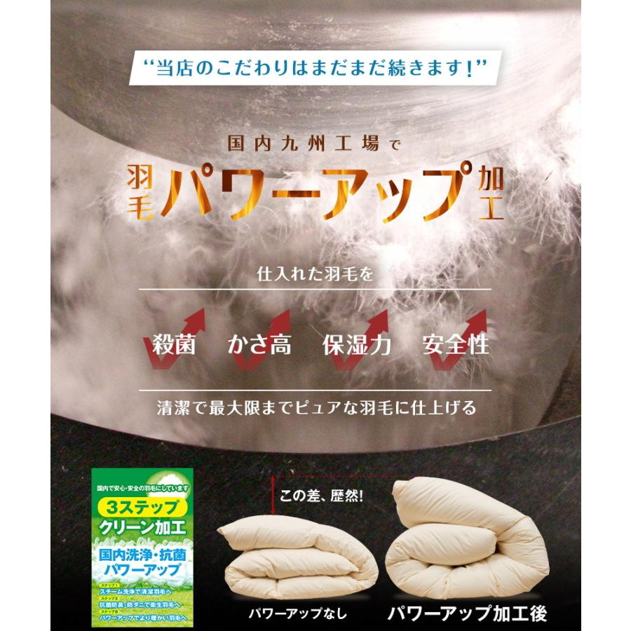 羽毛布団 羽毛ふとん 掛け布団 シングル ハンガリー産 ホワイト
