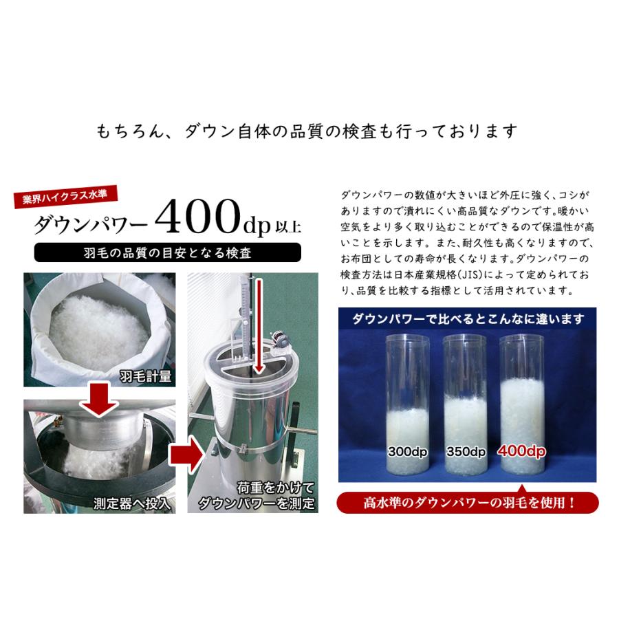 高級羽毛布団 ダブル フランス産ホワイトダックダウン 93 高級羽毛布団 ダブル フランス産ホワイトダックダウン 93