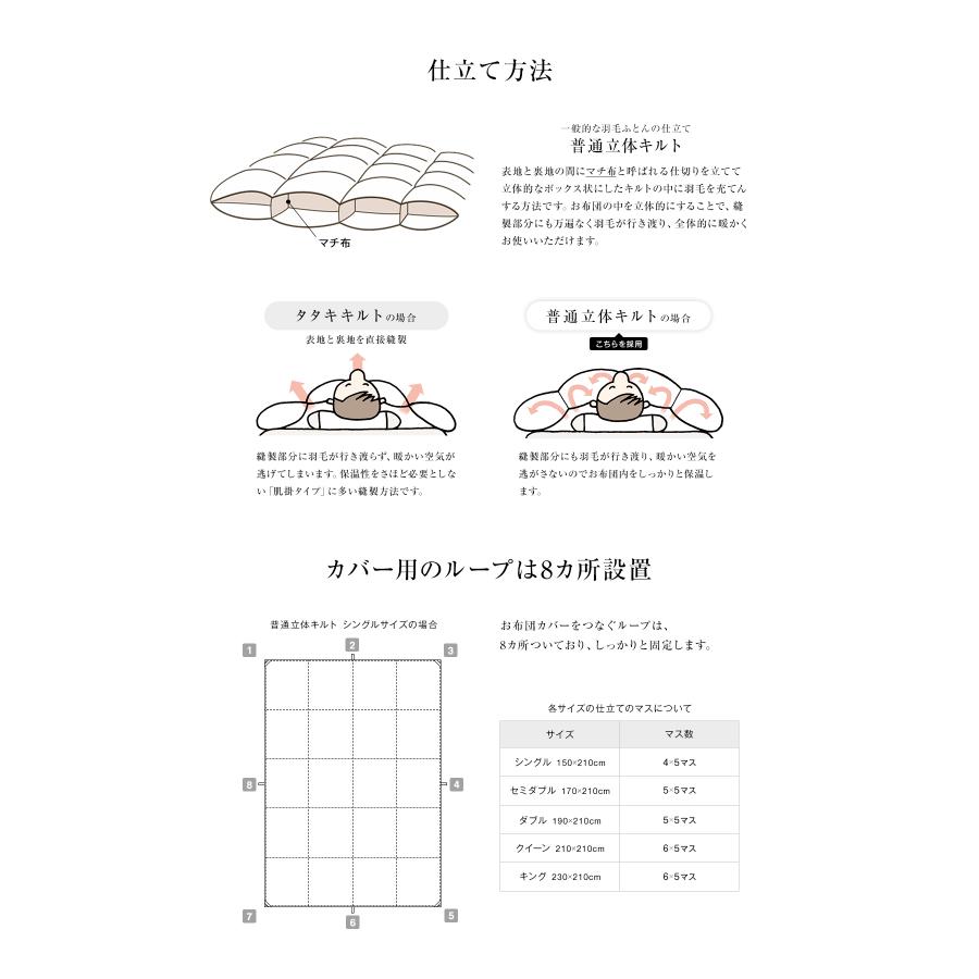 洗濯可能】羽毛布団 ダブル 羽毛ふとん ダウンケット 肌掛け 肌ふとん