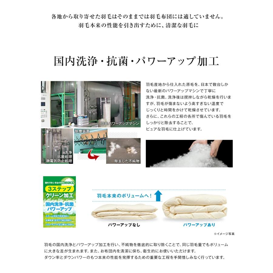洗濯可能】 肌掛け羽毛布団 ダウンケット クィーン ウォッシャブル