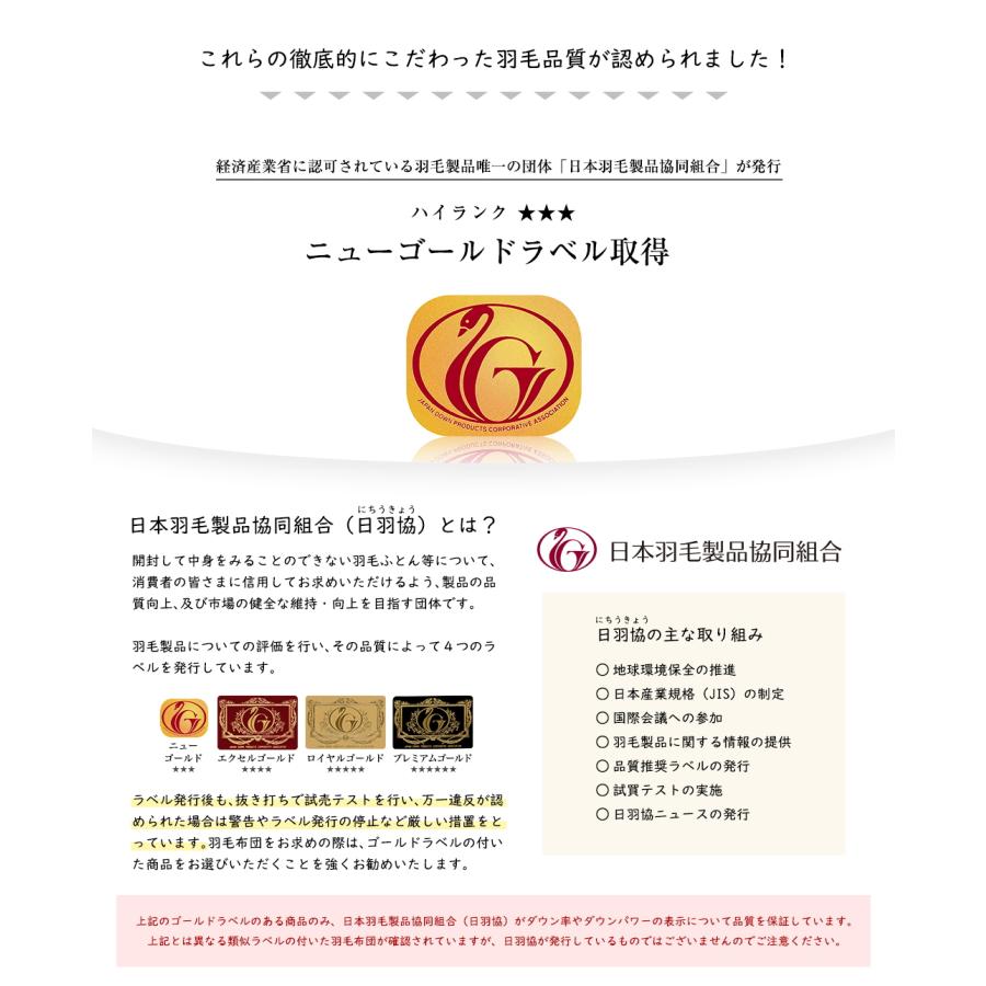 羽毛布団 クイーン 羽毛ふとん オールシーズン 2枚合せ ホワイトダウン