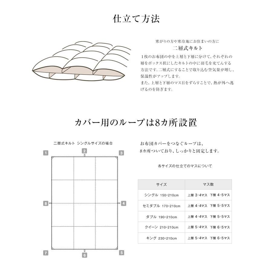 羽毛布団 羽毛ふとん 掛け布団 キング プレミアムゴールド 高級羽毛