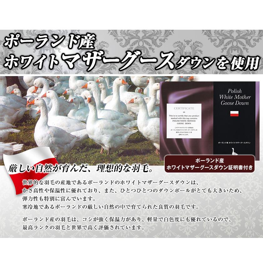 羽毛布団 羽毛ふとん 掛け布団 キング 森林浴羽毛布団：ベーシック プレミアムゴールド 高級 羽毛量2.0kg 送料無料 | ブランド登録なし | 04