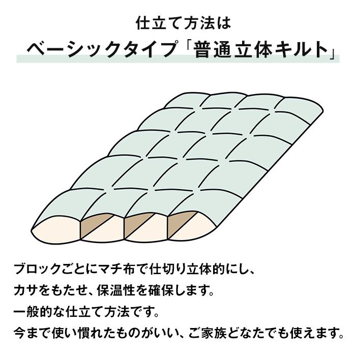 【アウトレット品】 羽毛布団 打ち直し リフォーム 日本全国対応 森林浴機能：ベーシック クイーンを⇒クイーンへ 【DG1096596645】(38316円)