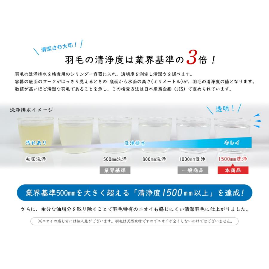 羽毛布団 羽毛ふとん 掛け布団 セミダブル ダウンケット 肌掛け布団 ロイヤルゴールド 新彊綿：薄掛けタイプ 羽毛量 0.5kg_8