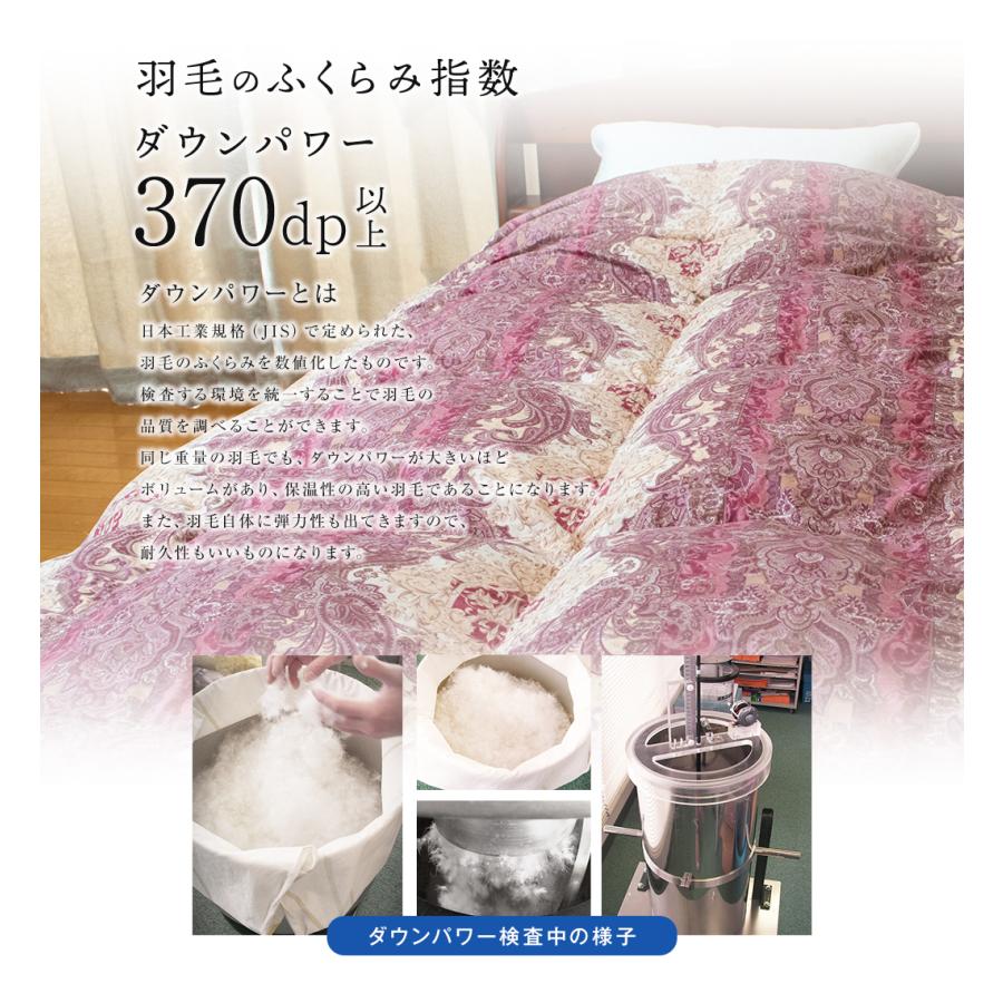昭和西川 羽毛布団 羽毛ふとん シングル ホワイトダウン90% 羽毛量1.2